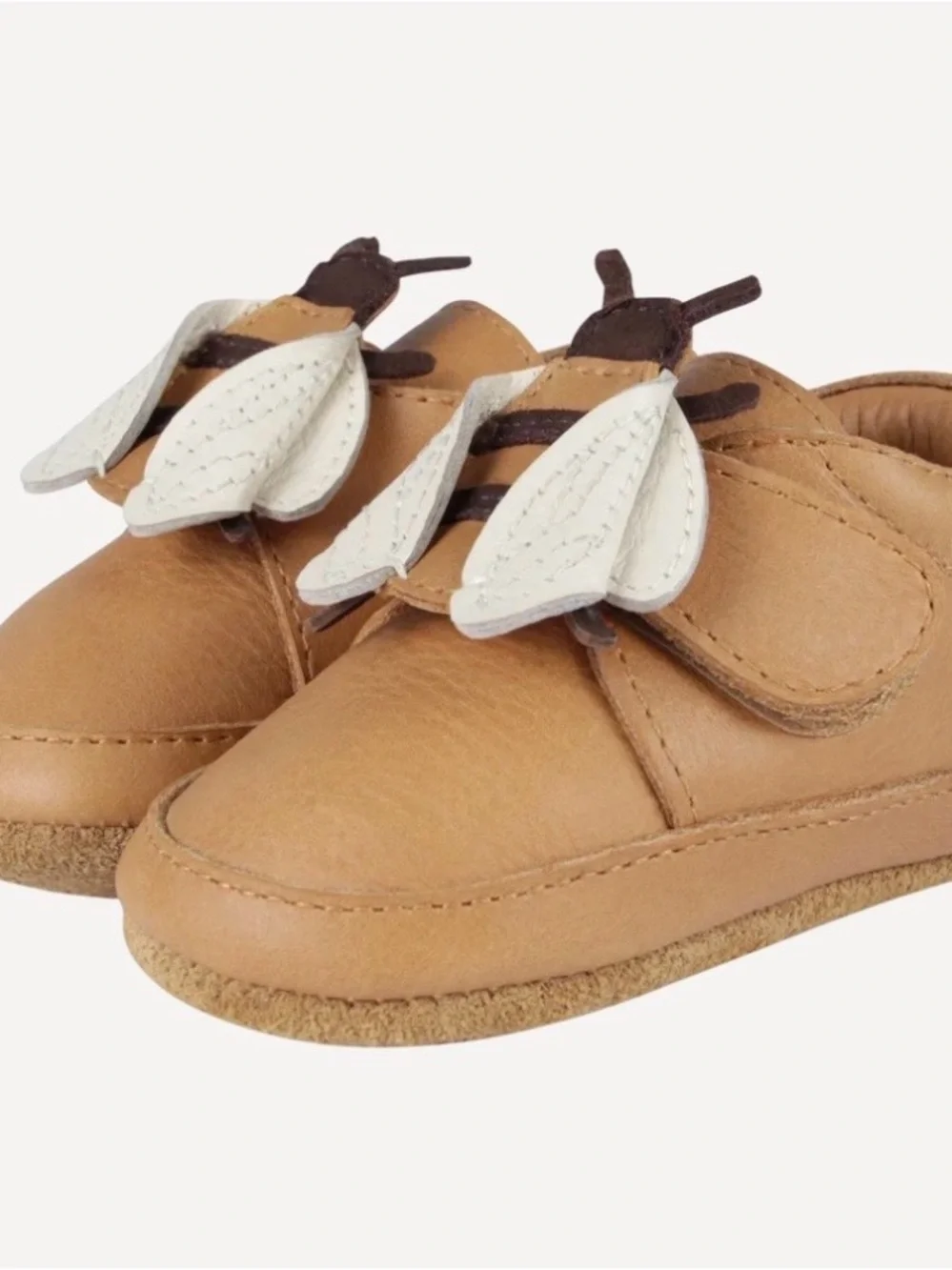 Toddler Bee Moccasin Slip-Ons | Camel